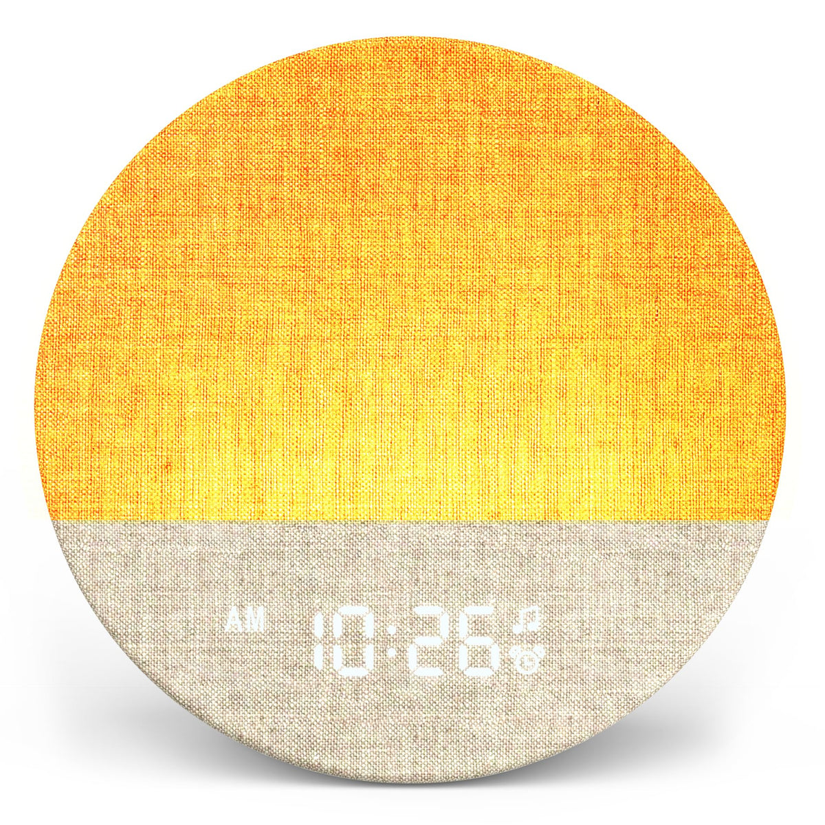 Dreamegg Sunrise 1 Tageslichtwecker mit White Noise und Nachtlicht, weicher Baumwoll-Leinen-Bezug