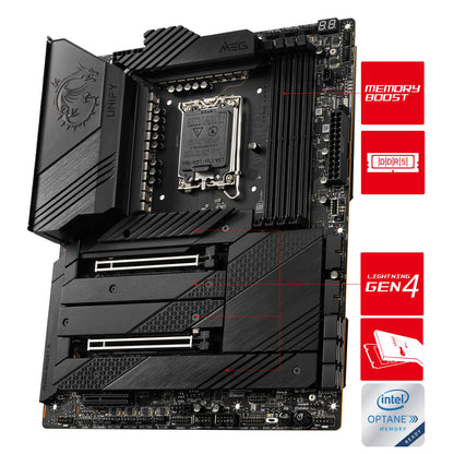 MSI MEG Z690 UNIFY Mainboard ATX Intel LGA 1700 DDR5