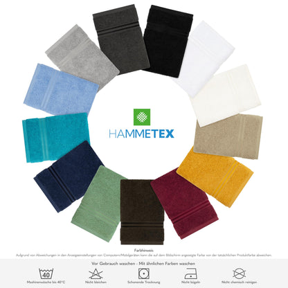 Hammetex Handtuch-Set 6-teilig, 100% Baumwolle, Salbeigrün