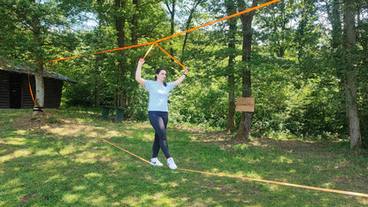 Primeful® Slackline Set Komplettset für Balance Training 18,5m