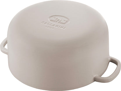 BALLARINI Bellamonte Gusseisen Topf - 22 cm Elfenbeinweiss