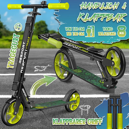 RE:SPORT Cityroller für Kinder & Erwachsene, klappbar, bis 100 kg