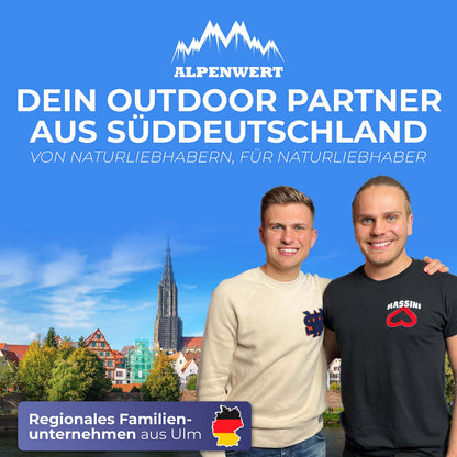 Alpenwert Isomatte Outdoor Luftmatratze aufblasbar Grün