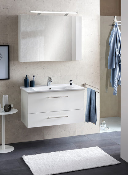 Schildmeyer 132250 Bad-Spiegelschrank - Weiss, 90 cm