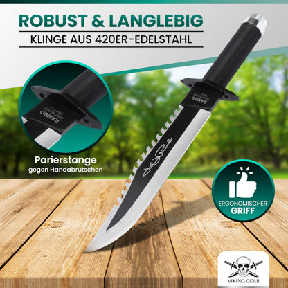 VIKING GEAR Rambo Messer First Blood Part II Signature Edition