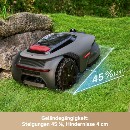 MOVA LiDAX Ultra 1200 Mähroboter ohne Begrenzungskabel mit 3D-LiDAR