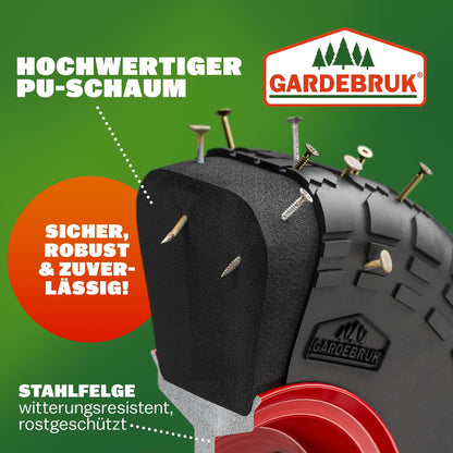 GARDEBRUK® Schwerlast Sackkarre klappbar 200kg – PU-Reifen