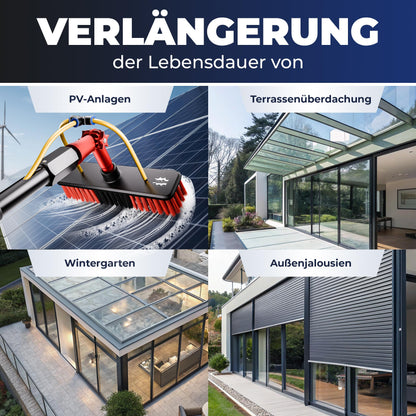 BoomDing Teleskop Waschbürste Aluminium 3.6m - PV & Wintergarten