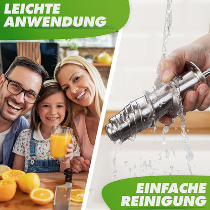 GREEN-PRESS Edelstahl Slow Juicer Entsafter - Testsieger 2023