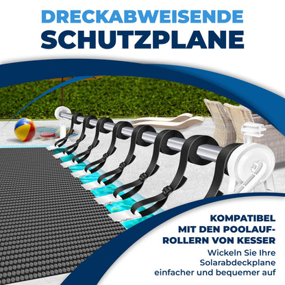 KESSER Pool Solarabdeckplane rund Ø 488 cm, Solarfolie 120 µm