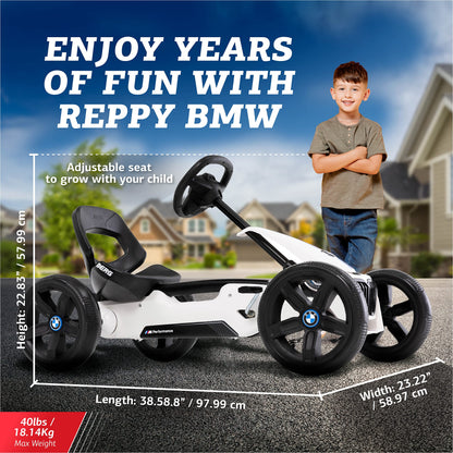 BERG Reppy Kinder Pedal-Go-Kart Tretfahrzeug - BMW Edition