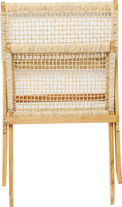 Kare Design Klappsessel Copacabana Rattangeflecht Outdoor - Braun