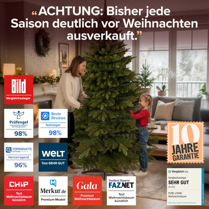 Pure Living Premium Weihnachtsbaum künstlich - 250cm