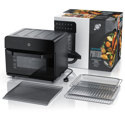 Arendo Heissluftfritteuse Multifunktionsofen – 25L Edelstahl