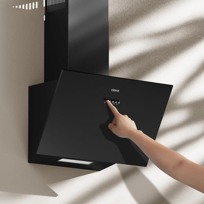 CIARRA CBCB6762A Dunstabzugshaube Kopffrei 60cm Umluft Schwarz