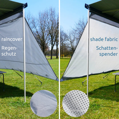 your GEAR Sun & Rain Blocker Markisenwand Sonnen- Regenschutz
