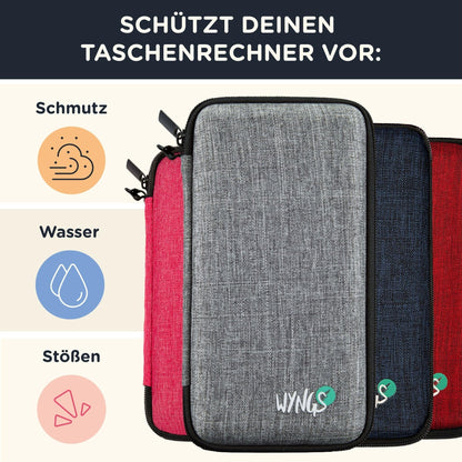 CALCUSO TI-30X Pro MathPrint Taschenrechner-Set mit Schutztasche