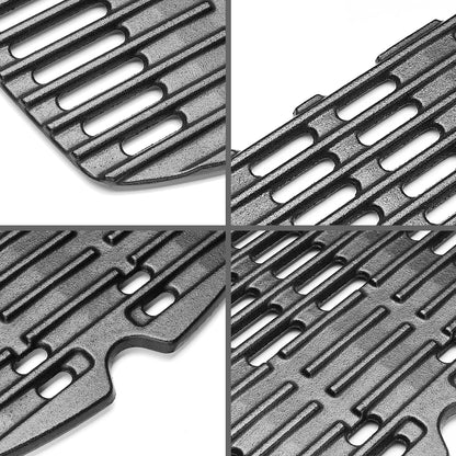 Vnierxful Grillrost Gusseisen für Weber Q100, Q1000, Q1200, 2er-Set