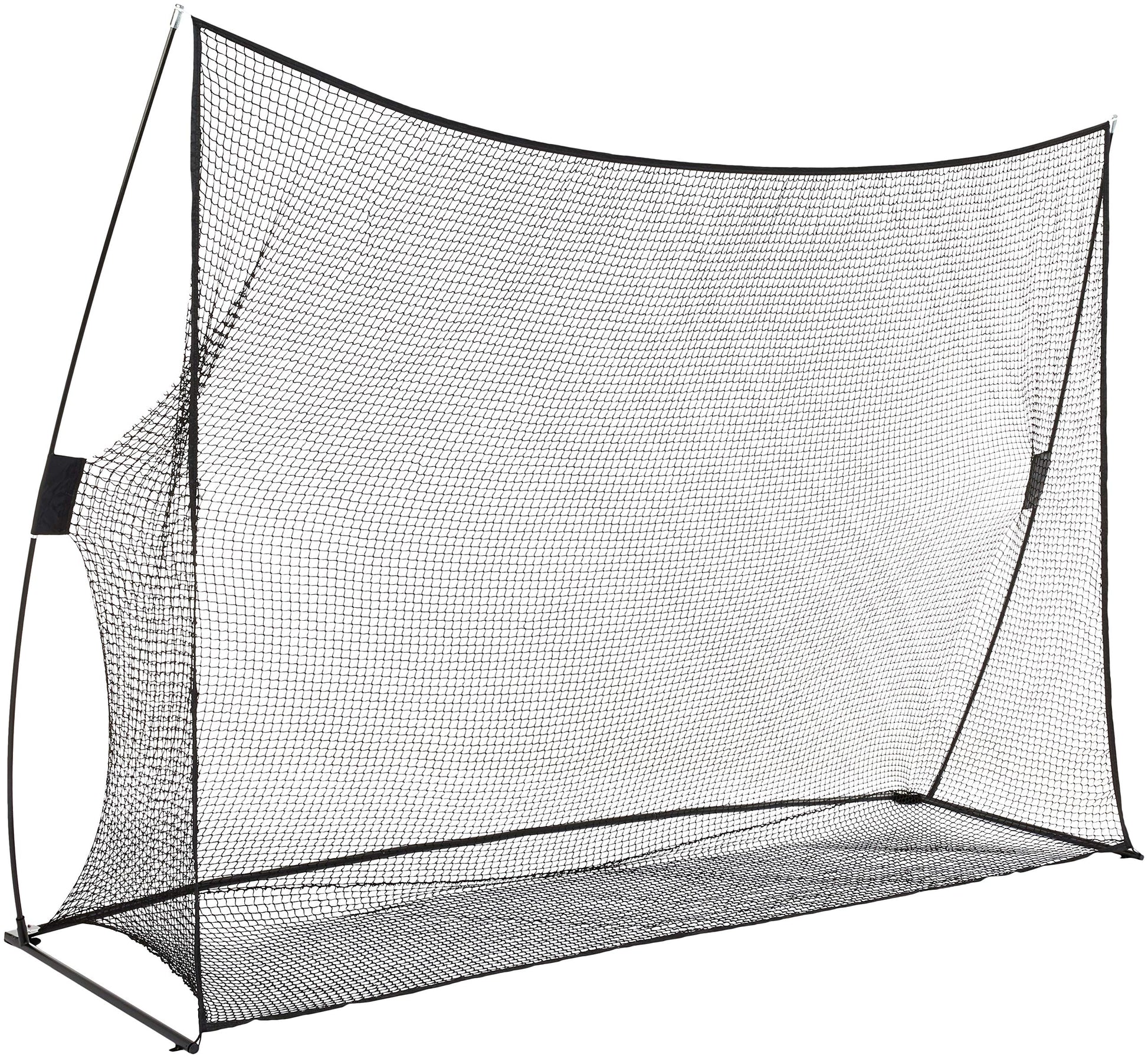 Amazon Basics Golf-Trainingsnetz, tragbar, 3,05 x 2,13 m, Schwarz, Gestell aus Metall und Fiberglas