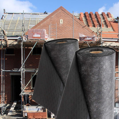 Aquagart Diffusionsoffene Dachunterspannbahn 130g/m² Schwarz 50m
