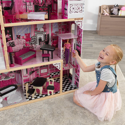 KidKraft Amelia Puppenhaus aus Holz – Möbel & Zubehör