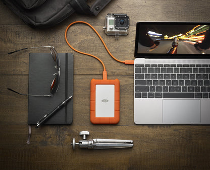 LaCie Rugged 4TB tragbare Externe Festplatte - USB-C STFR4000800
