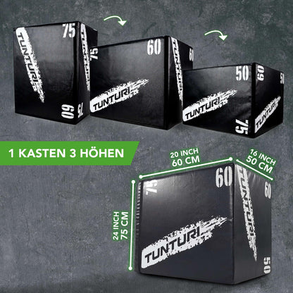 Tunturi Soft Plyometric Box Fitnessbox - 50x60x75 cm