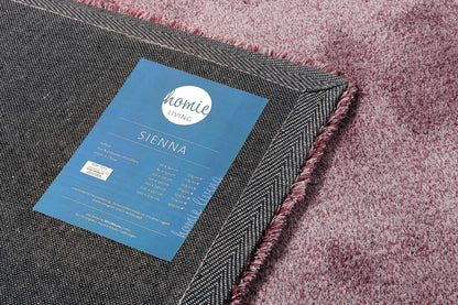 Homie Living Sienna Hochflor Teppich - Lila Meliert 200x290 cm