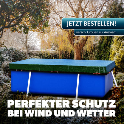 poolomio® Poolabdeckung Solar Winter rechteckig 600x300 cm