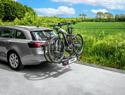 EUFAB 12010LAS POKER-F Fahrradträger - 2 E-Bikes Schwarz