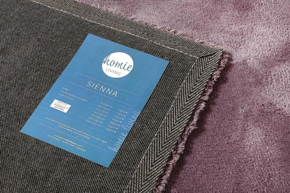 Homie Living Sienna Hochflor Teppich - Lila Flieder, 200x290 cm