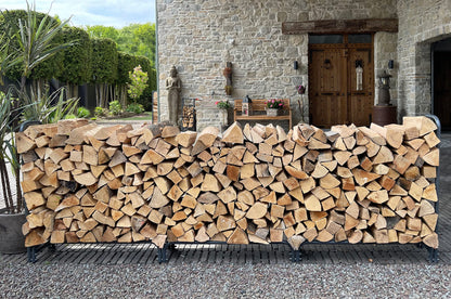 QUICK STAR Metall Kaminholzregal Anthrazit 272x25x95 cm