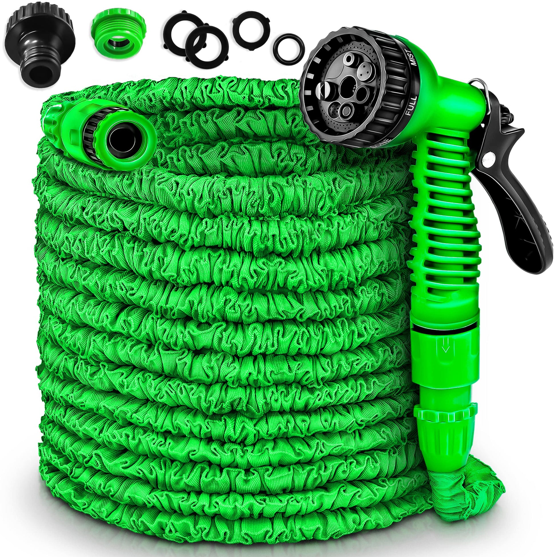 TRESKO flexiSchlauch flexibler Gartenschlauch dehnbar 60 m