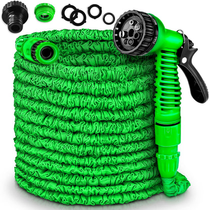 TRESKO flexiSchlauch flexibler Gartenschlauch dehnbar 60 m