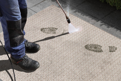 NORTHRUGS Coin In- & Outdoor Teppich - Grau 240x340cm Wetterfest
