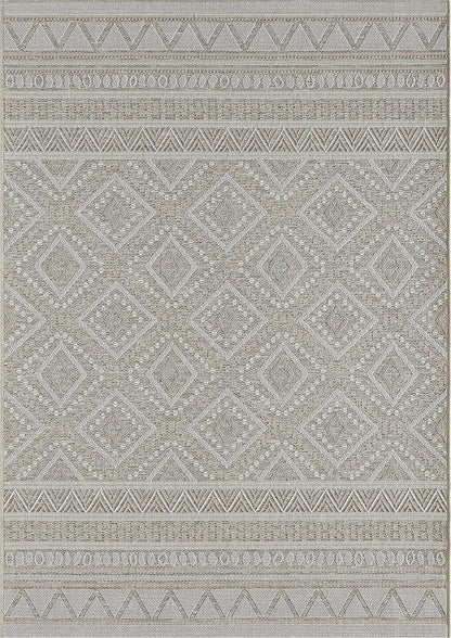 the carpet Calgary Outdoor Teppich Flachgewebe Beige 140 x 200 cm