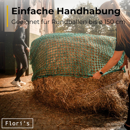Flori's® Heunetz Rundballen engmaschig - ø150x150cm, 4.5cm