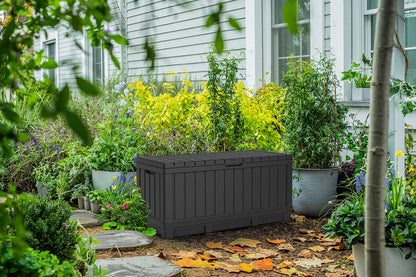 Koll Living Gartenbox Aufbewahrungsbox – 350 Liter Anthrazit