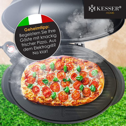 KESSER Elektrogrill 2in1 Tischgrill & Standgrill mit Deckel 2400 W