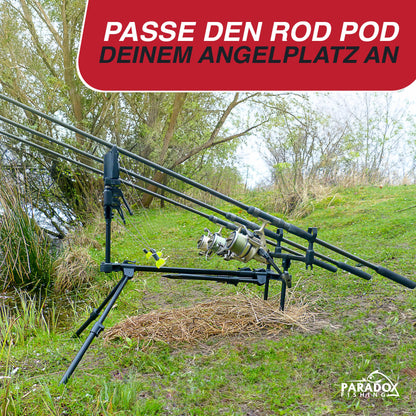 Paradox Fishing Rod Pod 3 Ruten – Karpfen Rodpod Rutenhalter