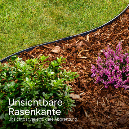 UNIGARDIA ECO Rasenkante aus recyceltem Kunststoff, 18 m, 78 mm