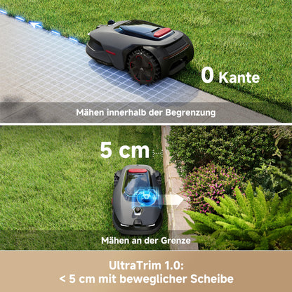 MOVA LiDAX Ultra 1600 Mähroboter ohne Begrenzungskabel mit 4G