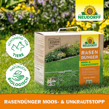 Neudorff RasenDünger Moos- & UnkrautStopp Rasendünger - 18 kg