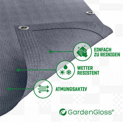 GardenGloss Vorzeltteppich 300x400 cm - Campingteppich wetterfest