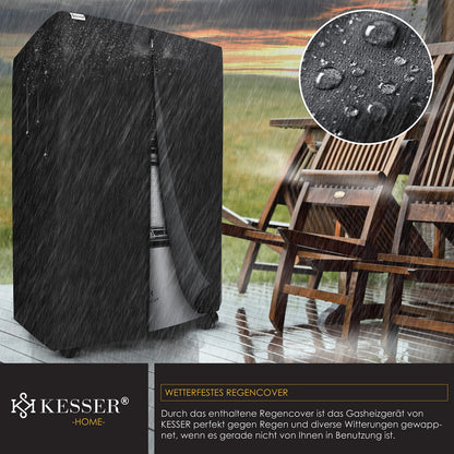 KESSER 4200 Watt Keramik Infrarot Piezo Gasheizer – Grau