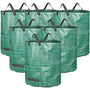 GardenMate Gartensack 272 l, 6er-Set, faltbar, PP-Gewebe 150 g/m² – mit vier Griffen und Verstärkungsring