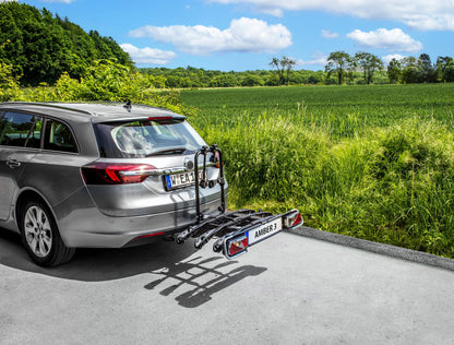 EUFAB AMBER 3 Fahrradträger - E-Bike Anhängerkupplung Schwarz