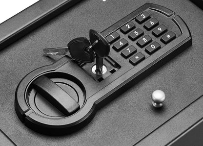 Amazon Basics Safe, klein, für Schreibtischschublade, schwarz