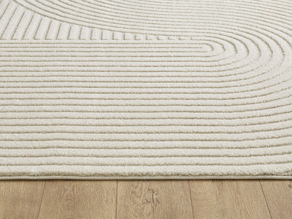 The Carpet Everest Kurzflor Teppich - Creme 160x230 cm