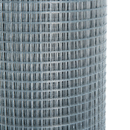 ESTEXO Volierendraht feuerverzinkt, 25 m, Höhe 1 m, 12 x 12 mm